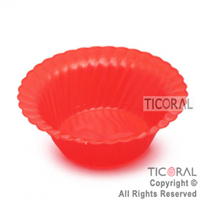 BOWL CLASSIC PLAST ROJO HS4884 x 6